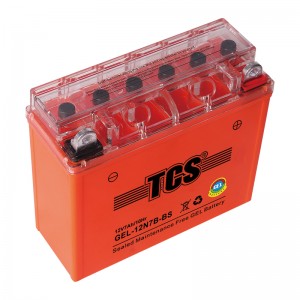 TCS摩托车密封式胶体电池12N7B-BS