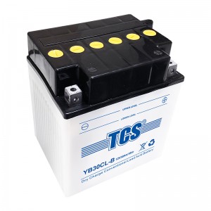 TCS摩托车电池干荷普通型水电池 YB30CL-B