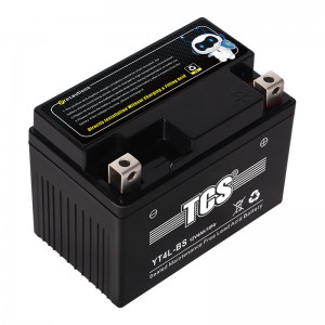 TCS摩托车密封式免维护电池YT4L-BS-B